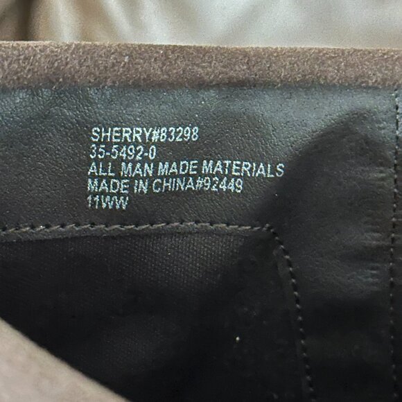 Comfortview Faux Suede Fringe Pull-On Moccasin Boots, Brown, 11WW - Picture 11 of 14